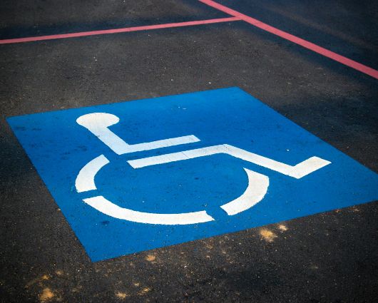 handicap parking spot 